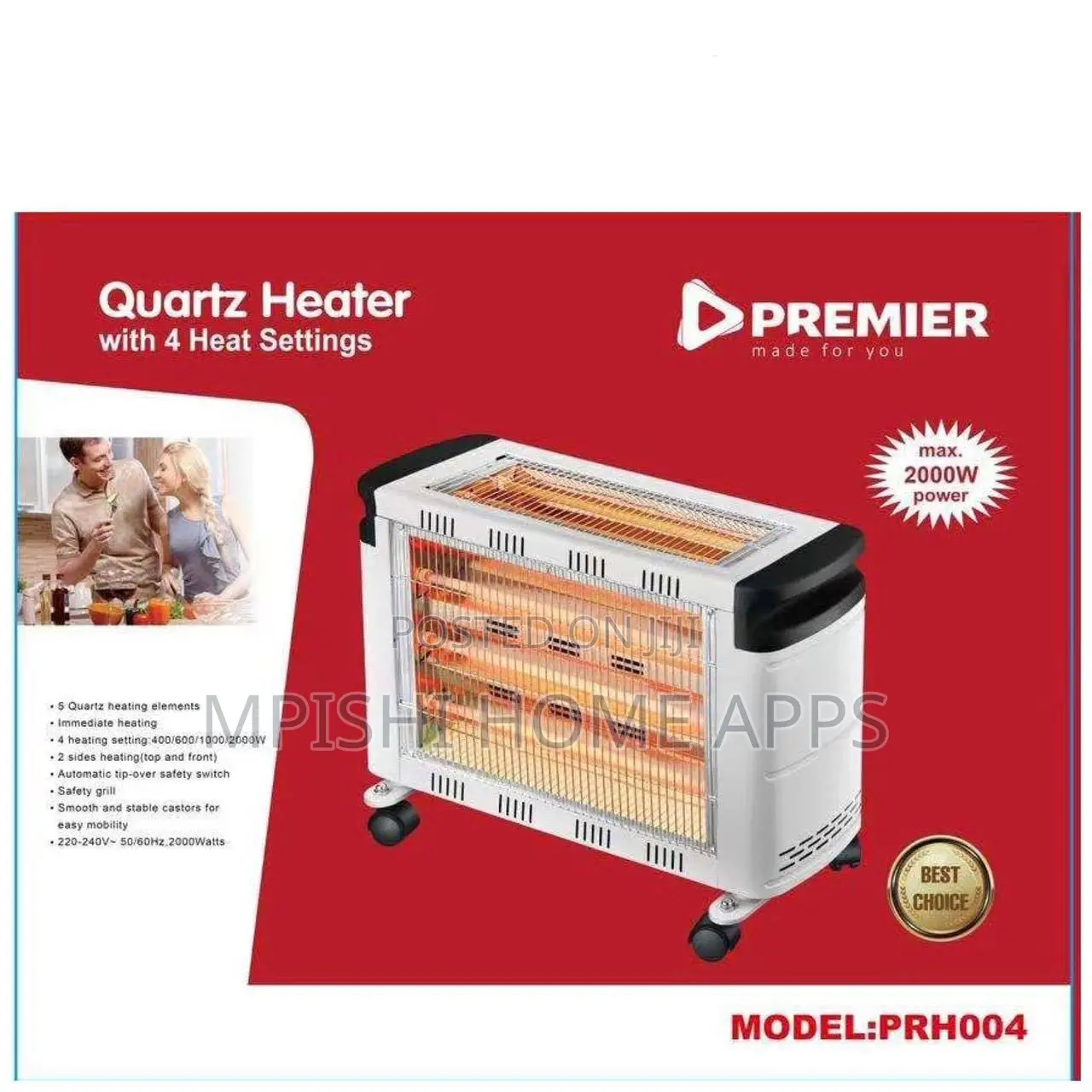 Premier Quartz Room Heater PRH004