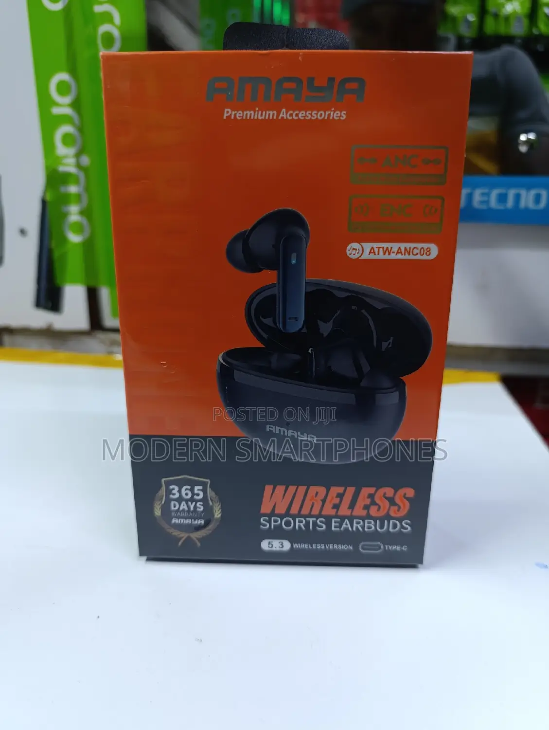 Amaya Atw - Anc 08 Wireless Sports Earbuds With Anc and Enc