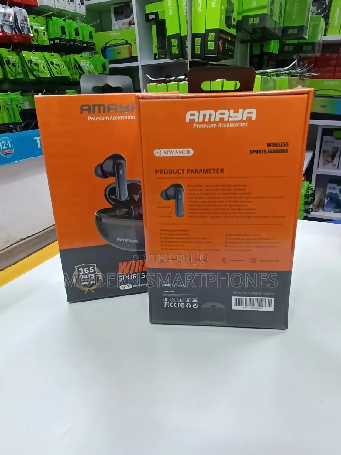 Amaya Atw - Anc 08 Wireless Sports Earbuds With Anc and Enc