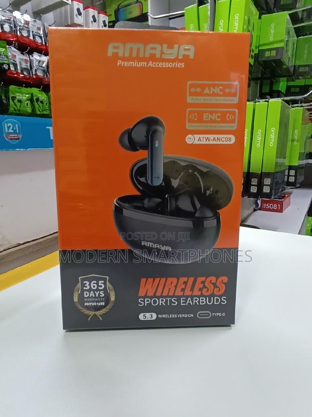 Amaya Atw - Anc 08 Wireless Sports Earbuds With Anc and Enc