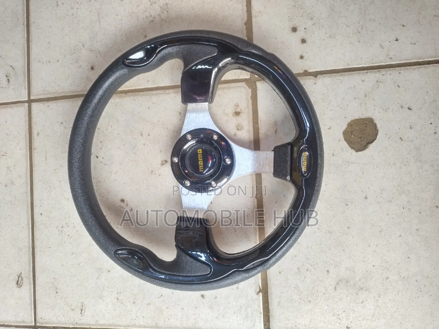 Black Steering Wheel Sports Momo