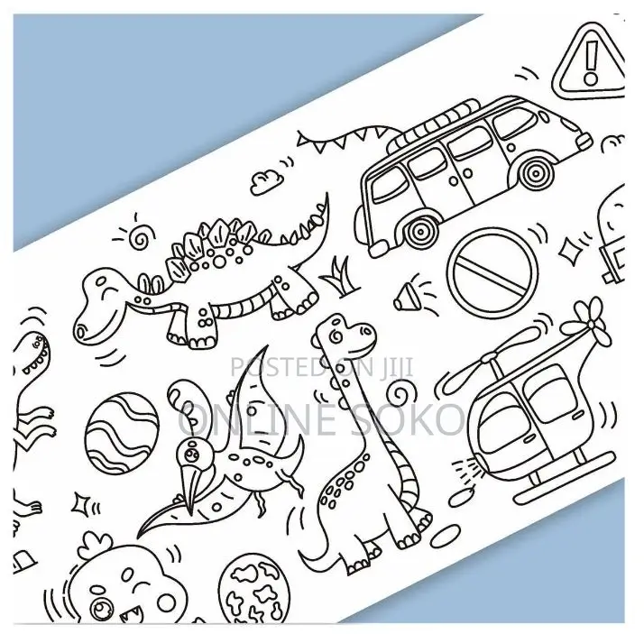 Kids DIY Art Craft Drawing Colouring Paper Roll – 3M
