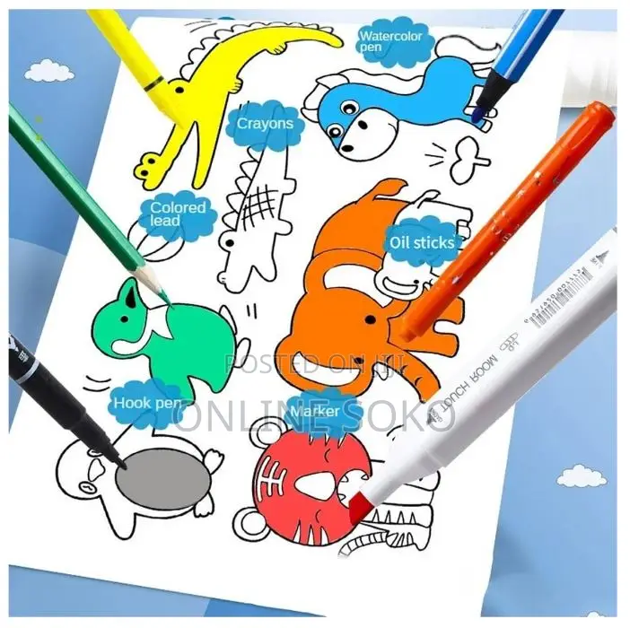 Kids DIY Art Craft Drawing Colouring Paper Roll – 3M