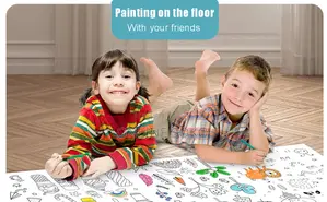 Kids DIY Art Craft Drawing Colouring Paper Roll – 3M