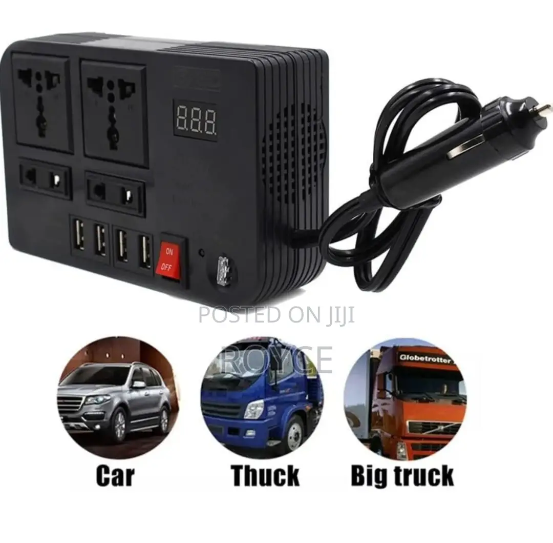 300W 12V to 220V Car Inverter