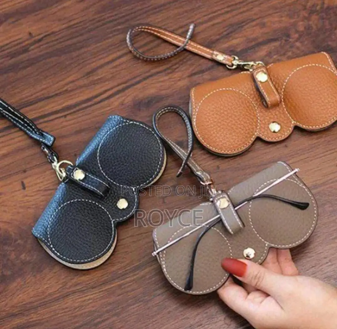 Soft Leather Sunglasses Holder