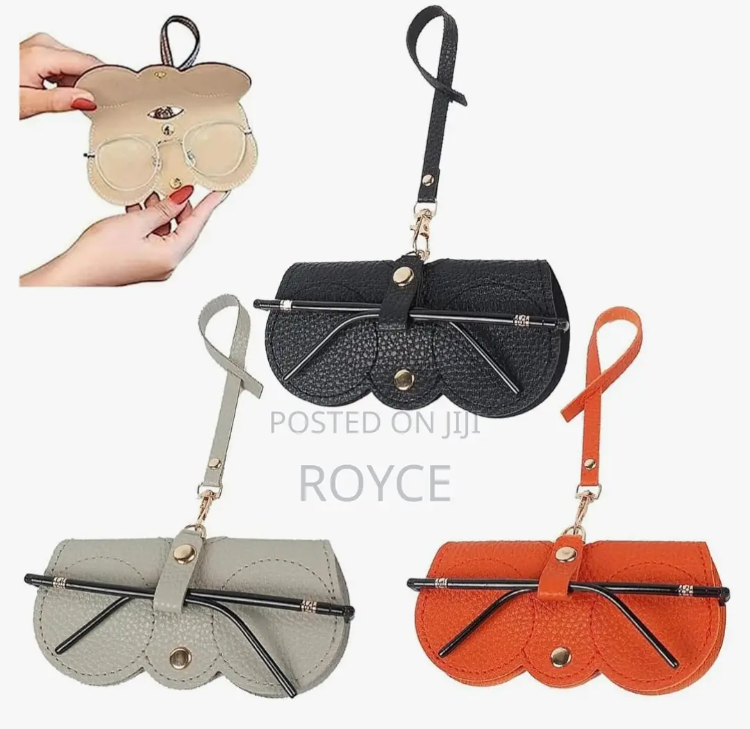 Soft Leather Sunglasses Holder