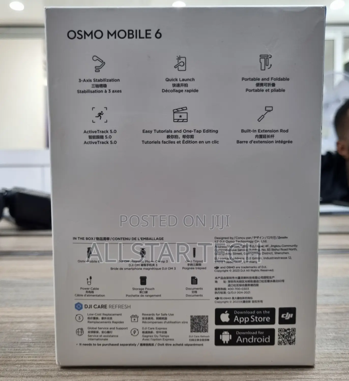 DJI Osmo Mobile 6 Smartphone Gimbal (Platinum Gray)