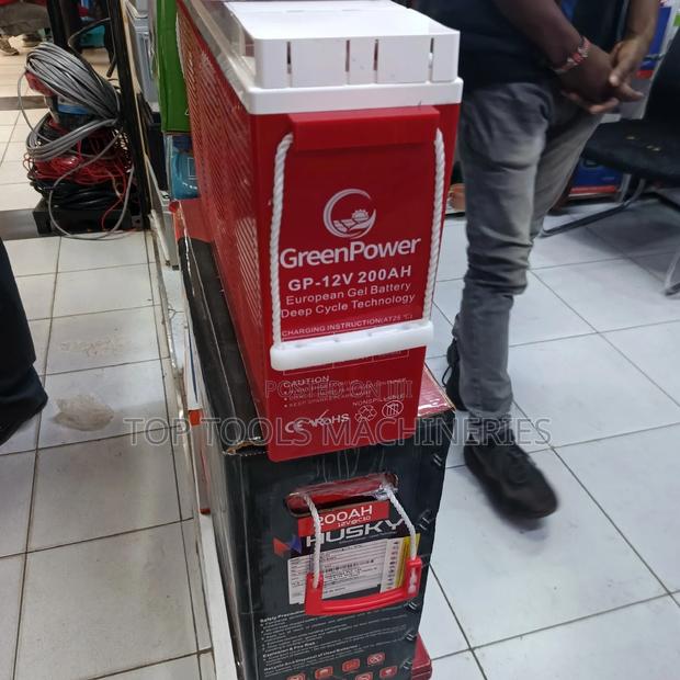 Greenpower 200ah 12V Gel Deep Cycle Battery - thumbnail 4