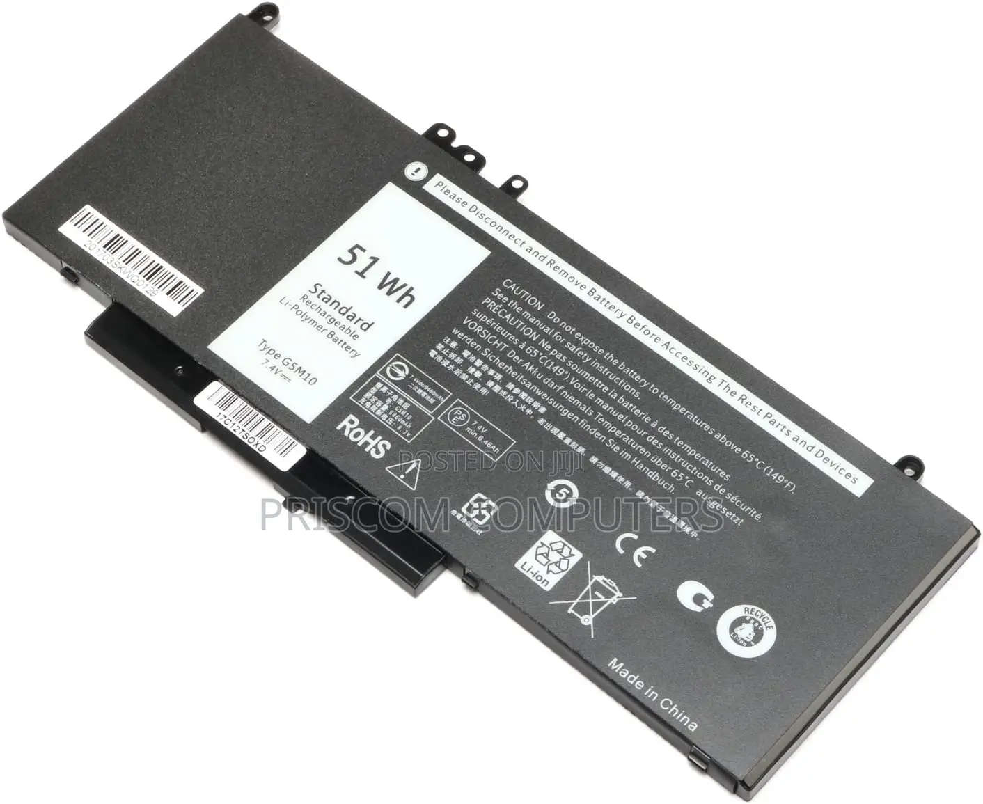 Laptop Battery for Dell Latitude E5450 E5470 E5550 E5570