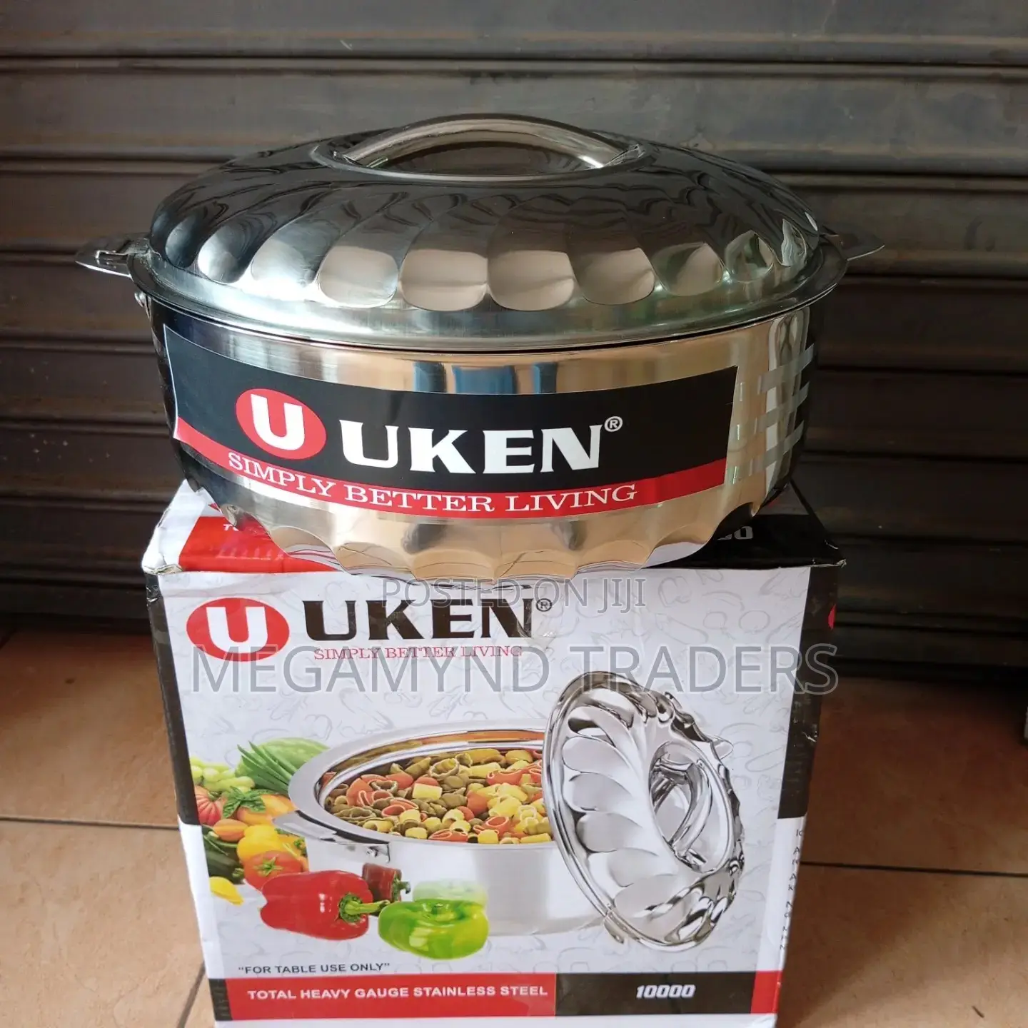 10 LTR Stainless Steel Hot Pot /Uken Food Warmer