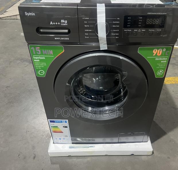 Synix 8kgs Full Automatic Front Load Washing Machine.