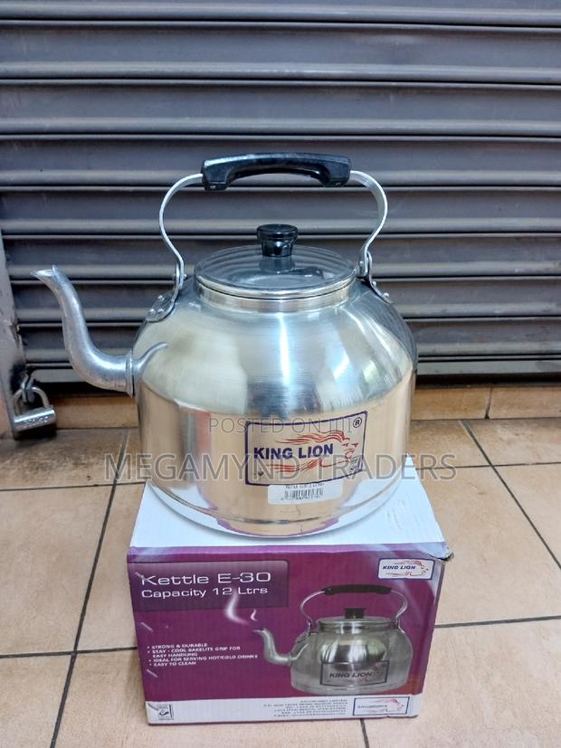 12 LTR Aluminium Kettle/Tea Pot/Birika Ya Chai - thumbnail 6