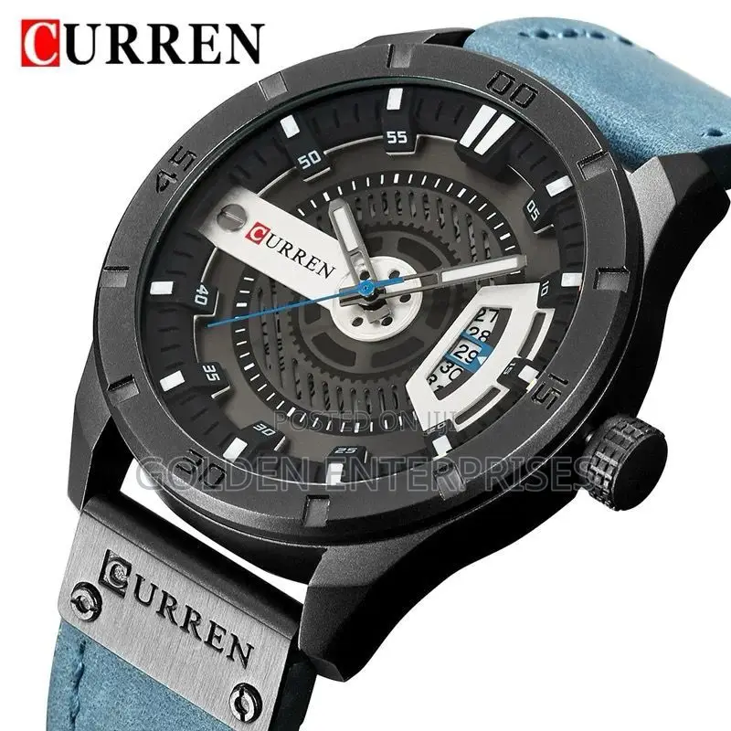 Fashionable CURREN Gents Leather Strap