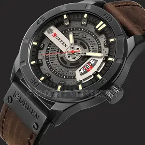 Fashionable CURREN Gents Leather Strap