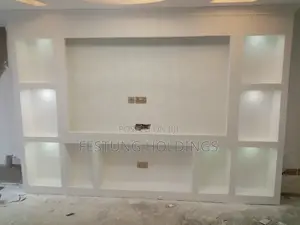 Gypsum Made Shelves