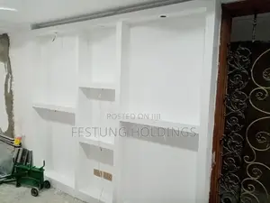 Gypsum Made Shelves