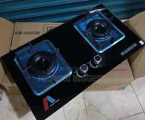 Inbuilt Glass  Two Burner Cooker