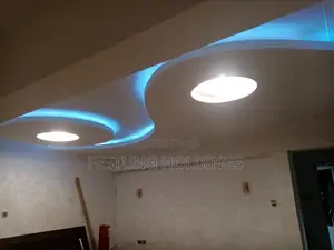Multicolored Lighted Gypsum Ceilings