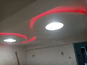 Multicolored Lighted Gypsum Ceilings