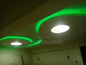 Multicolored Lighted Gypsum Ceilings