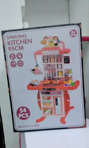 95cm 54pieces Kids Spraying Kitchen Set