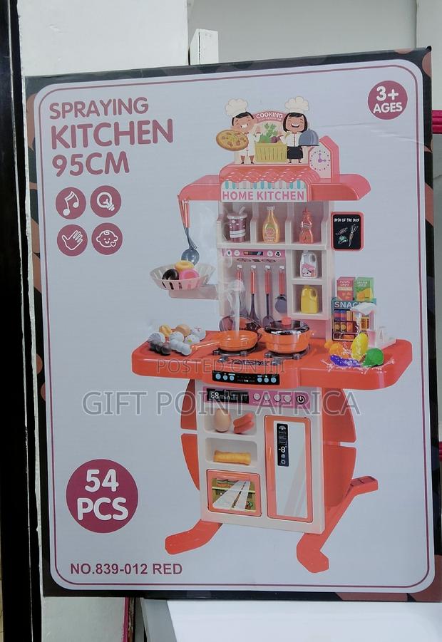 95cm Spraying Kitchen Set for Kids With 54pieces - thumbnail 2