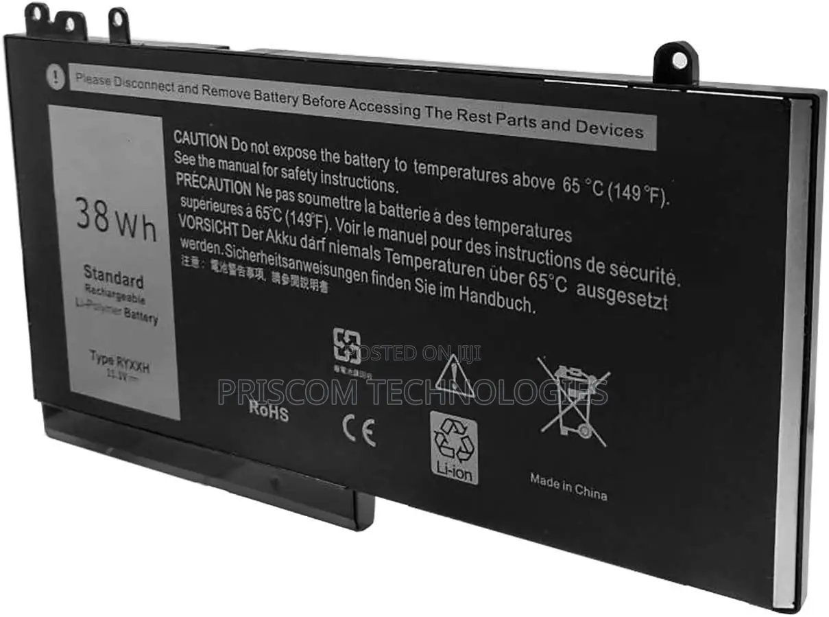 Dell RYXXH Laptop Battery, Dell Type RYXXH Laptop Battery