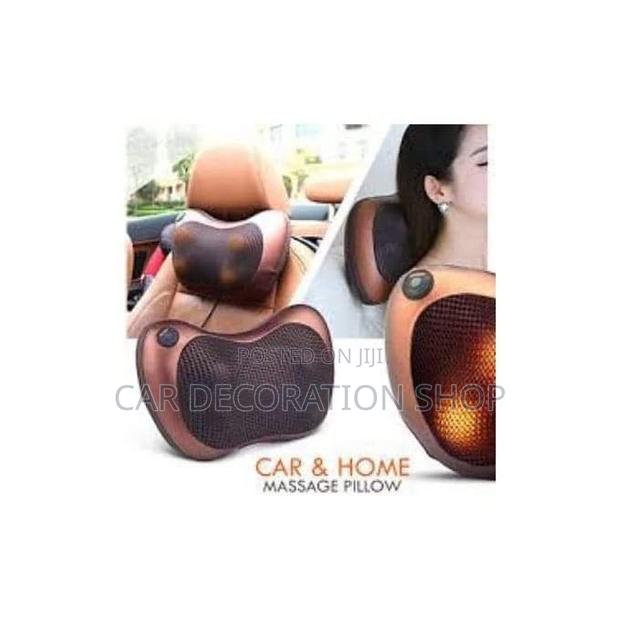 Brown Car Seat Home Neck Pillow