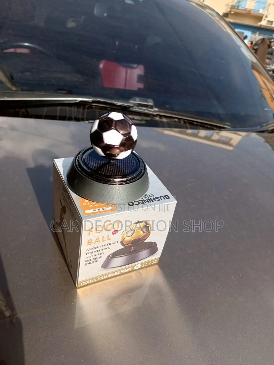 Spinning Ball Dashboard Solar Air Freshener