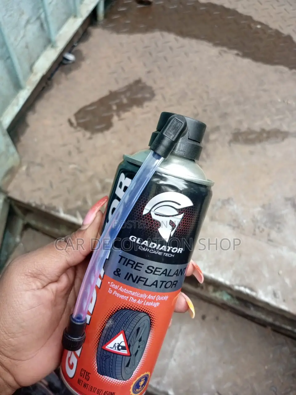 Fix a Flat Tire Sealer and Car Tire Inflator Can 450ml