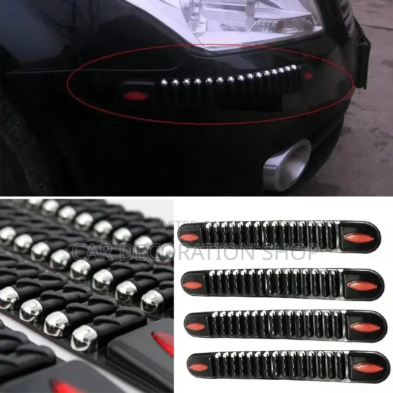 Antiscratch 4pc Black Corner Bumper Guard