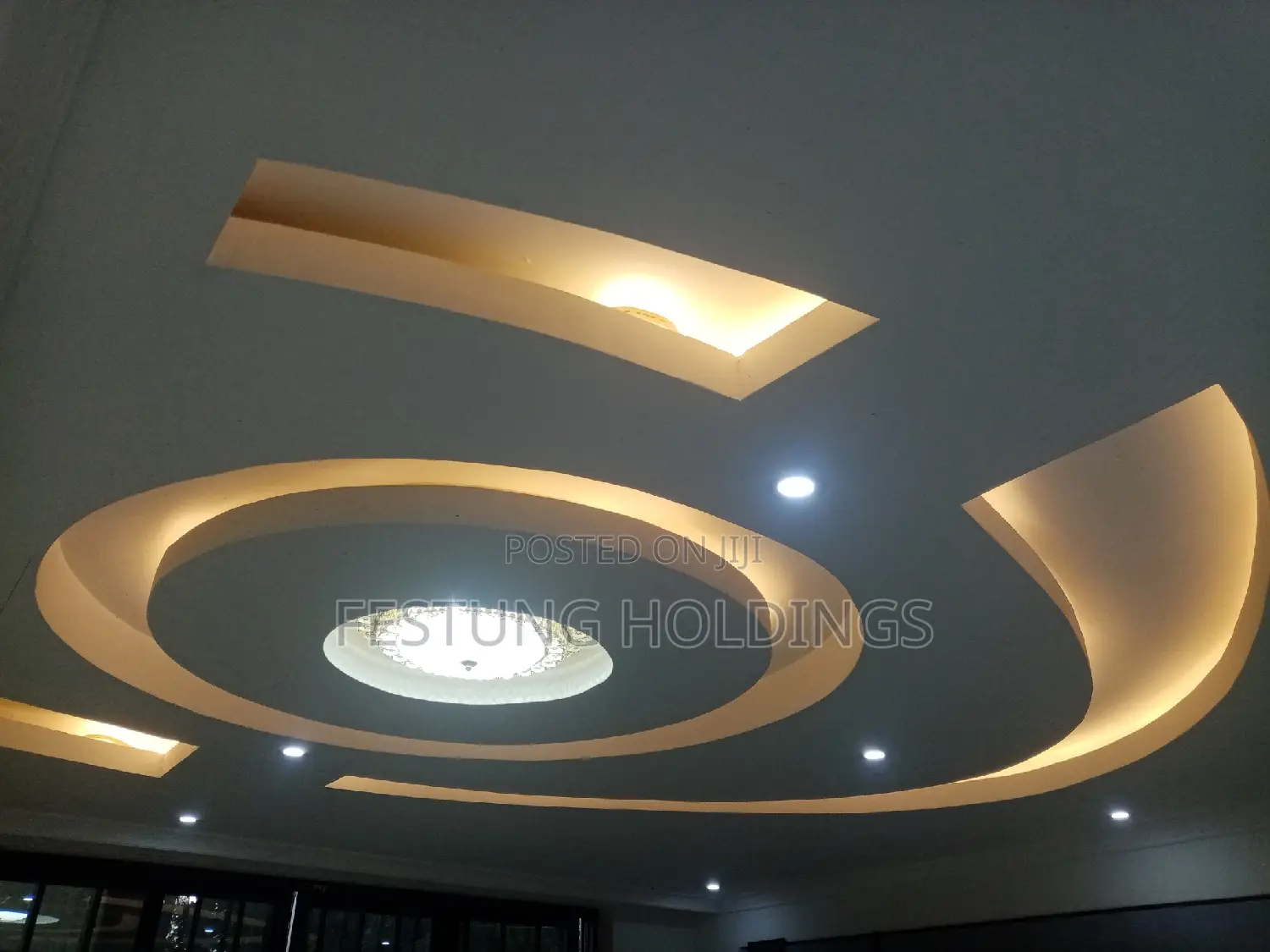 Diamond Shaped and Circular Shaped Gypsum Designs