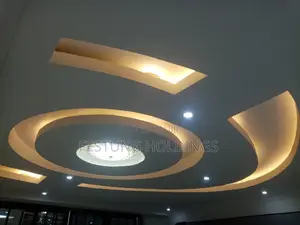 Diamond Shaped and Circular Shaped Gypsum Designs