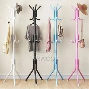 Metallic Coat or Bags Hanger Stand