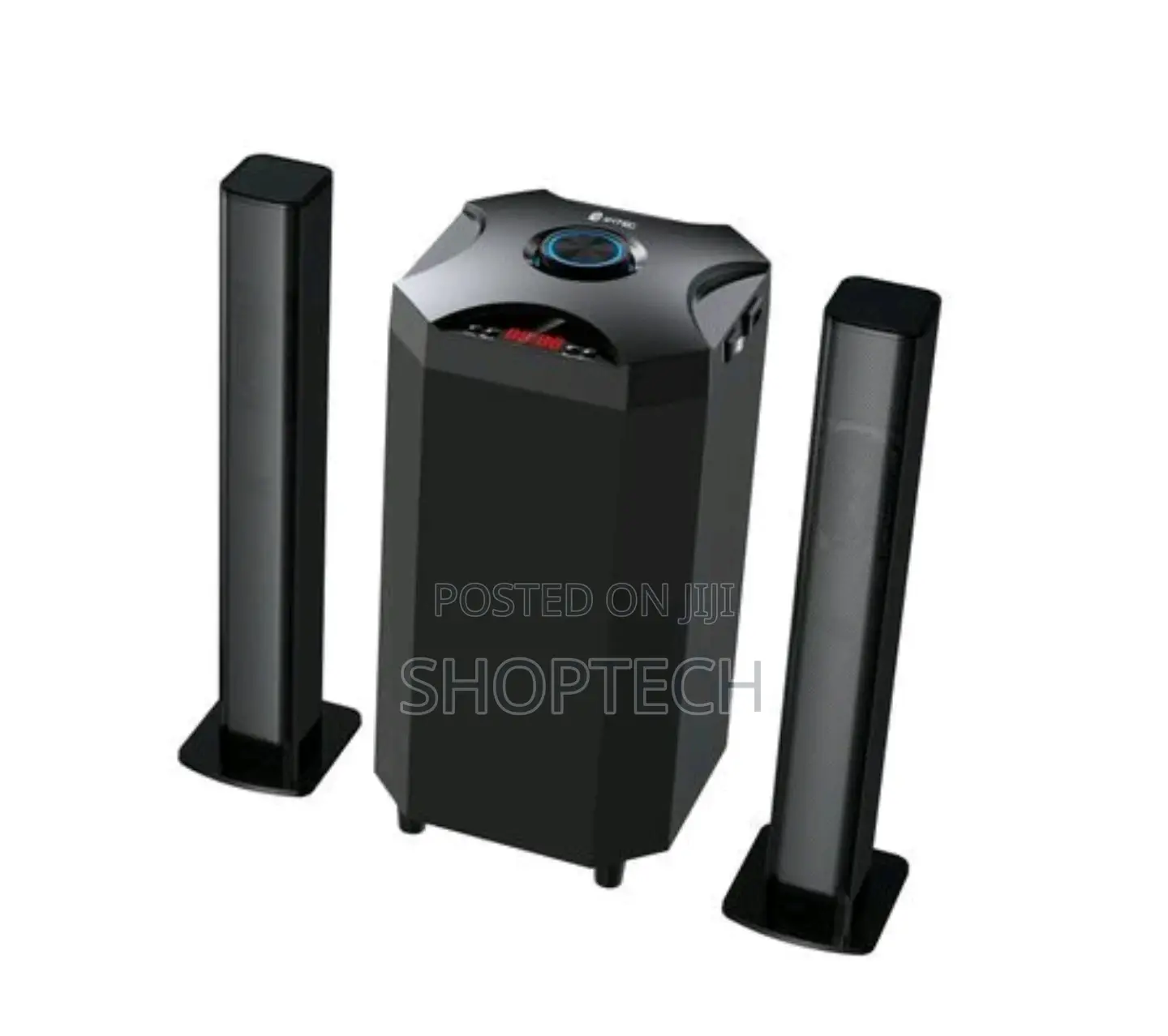 Amtec Am-02 2.1ch Multimedia Speaker Bt/Usb/Sd/Fm - Black