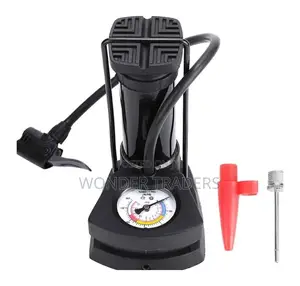 High Pressure Portable Foot Pump Colour:Black