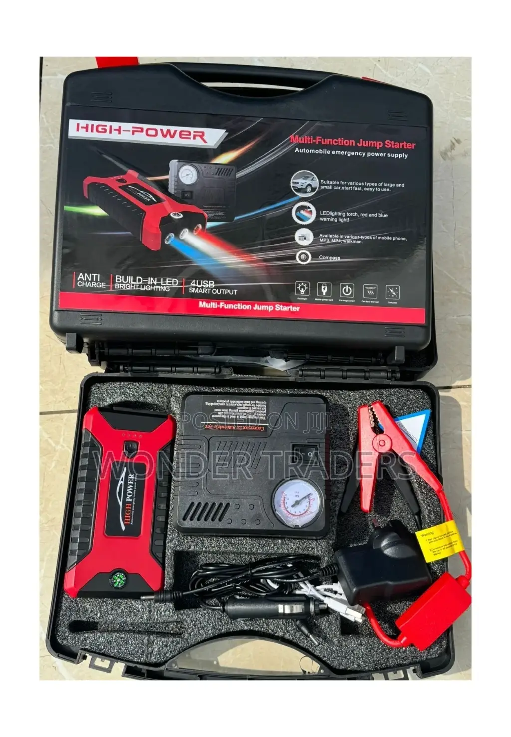 Car Jump Starter With Air Compressor