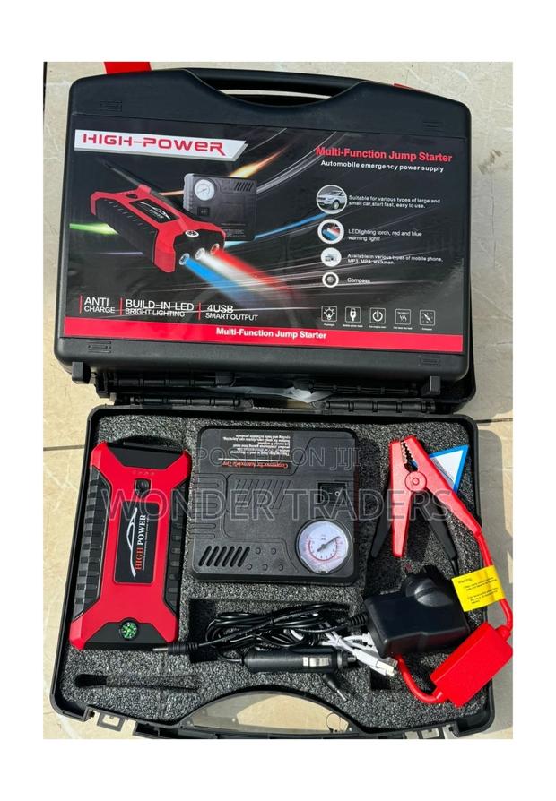 Car Jump Starter With Air Compressor - main view