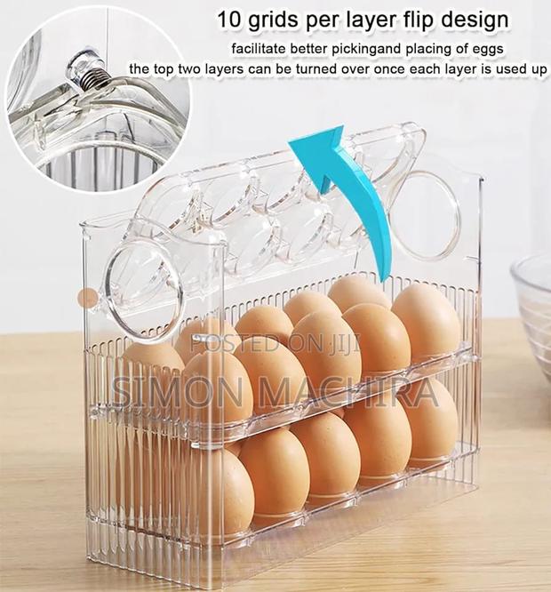 Egg Flip Box Egg Holder Tray - thumbnail 2