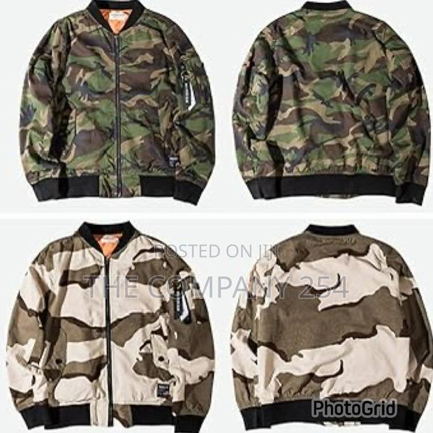 Tactical Big Sam Camouflage Designer Bomber Puff Jackets - main view