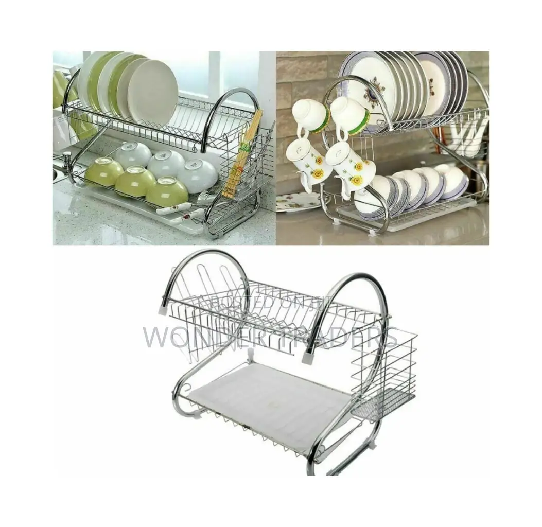 2layer Dishrack Metallic