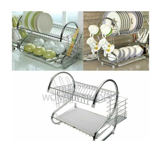 2 Layer Dish Rack Stainless Steel - main view