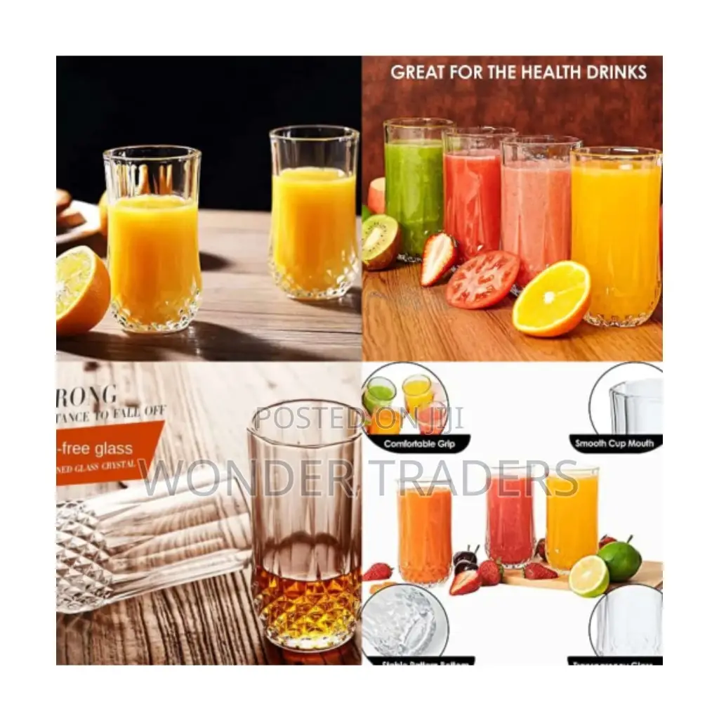 Long Crystal Glass 6pcs,
