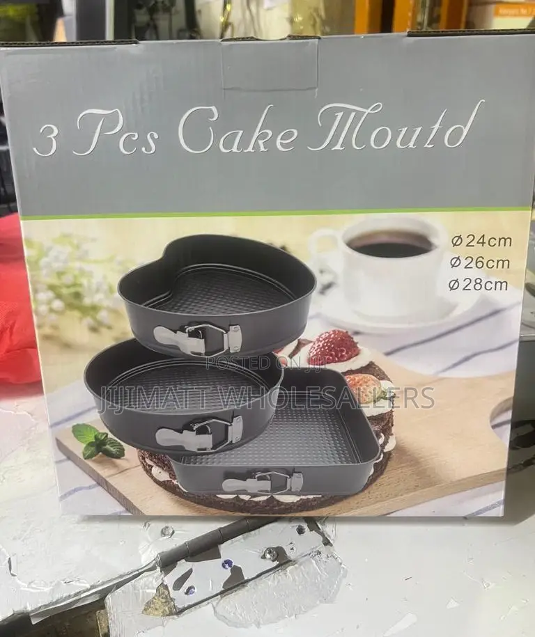 Cake Mould 3 PCS Cake Mould Available in Different Shapes