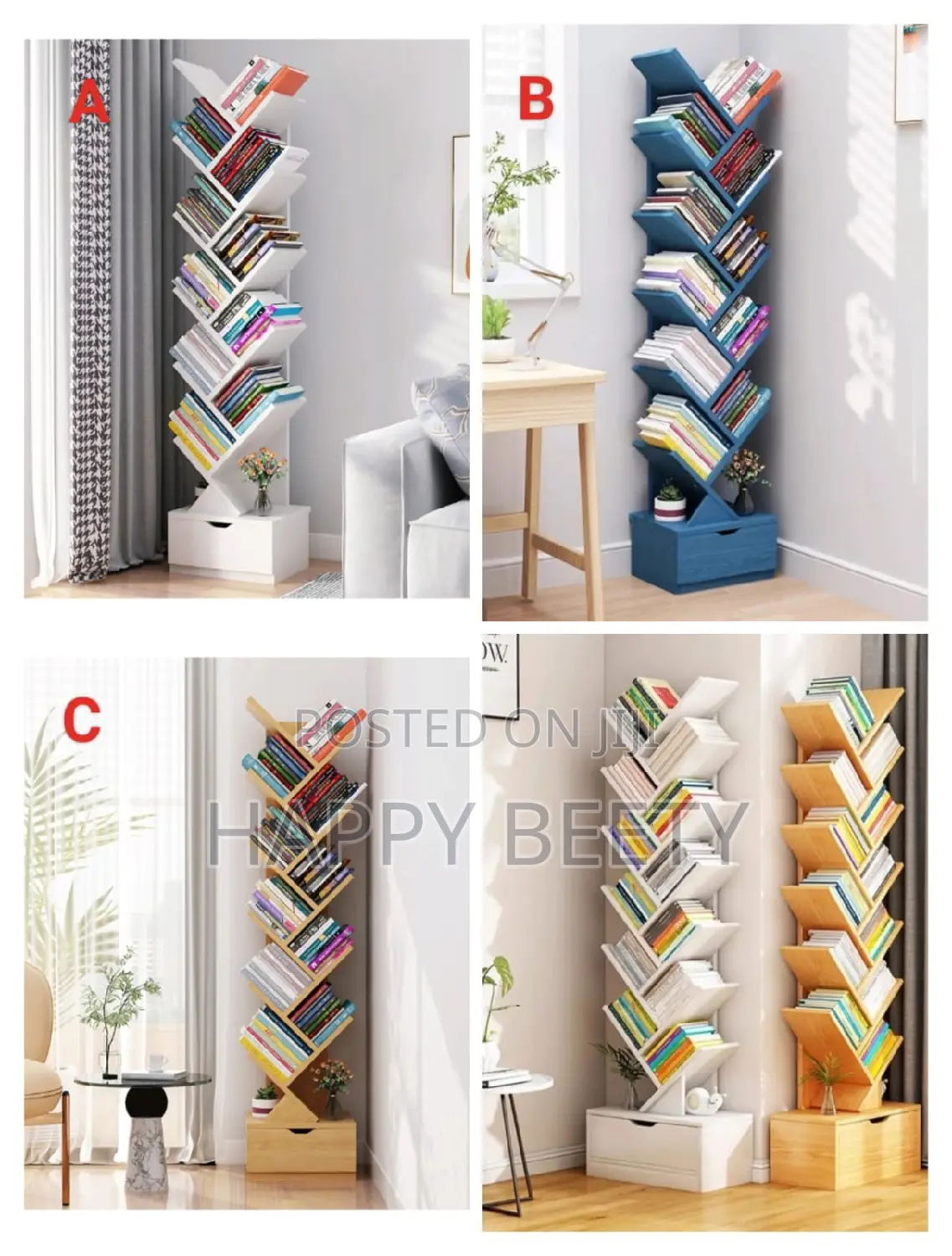 Tree Shaped Bookshelf