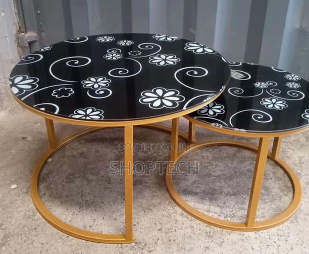 Marble Nesting Coffee Table (Glass Effect)