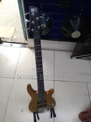 SDGR Ibanez 5 String Passive Bass Guitar Plus Stand