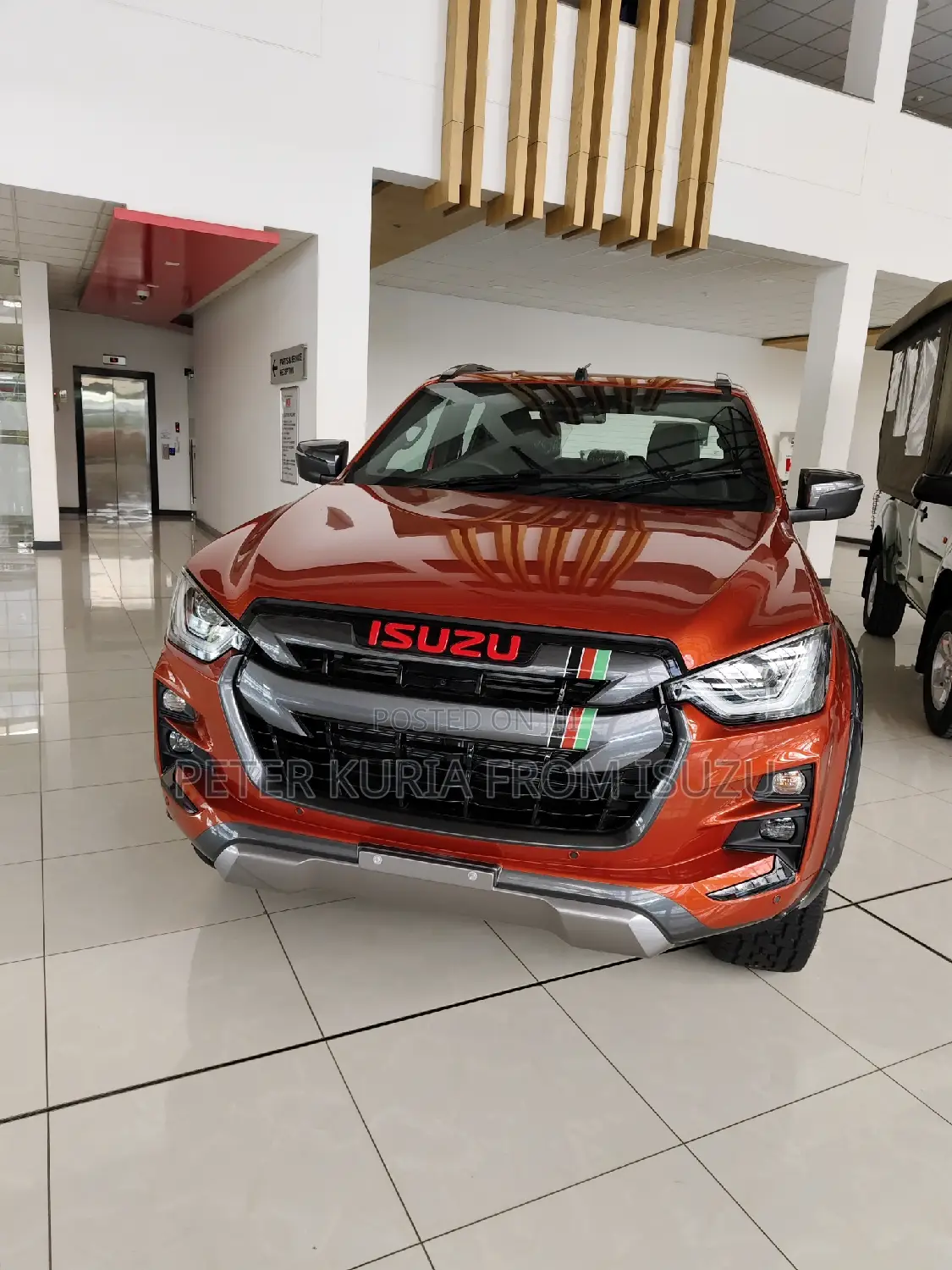 New Isuzu D-MAX 2024 Orange