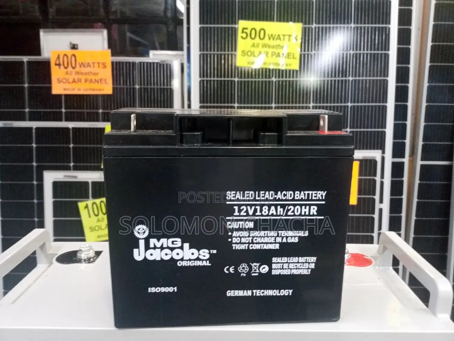 Jacob 12V 18ah 20hrs Ups Battery